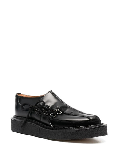 Comme des Garçons Homme Plus x George Cox asymmetric-fastening creepers outlook