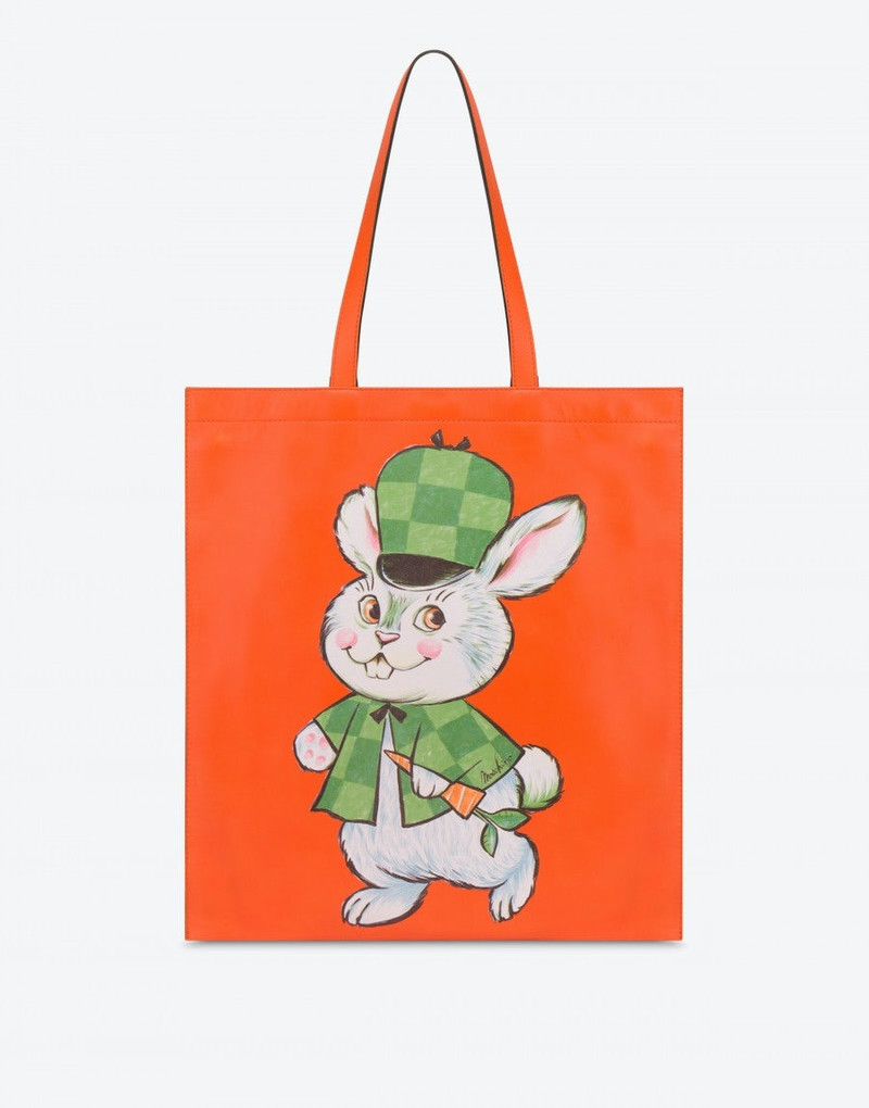 ILLUSTRATED ANIMALS NAPPA SHOPPER 1