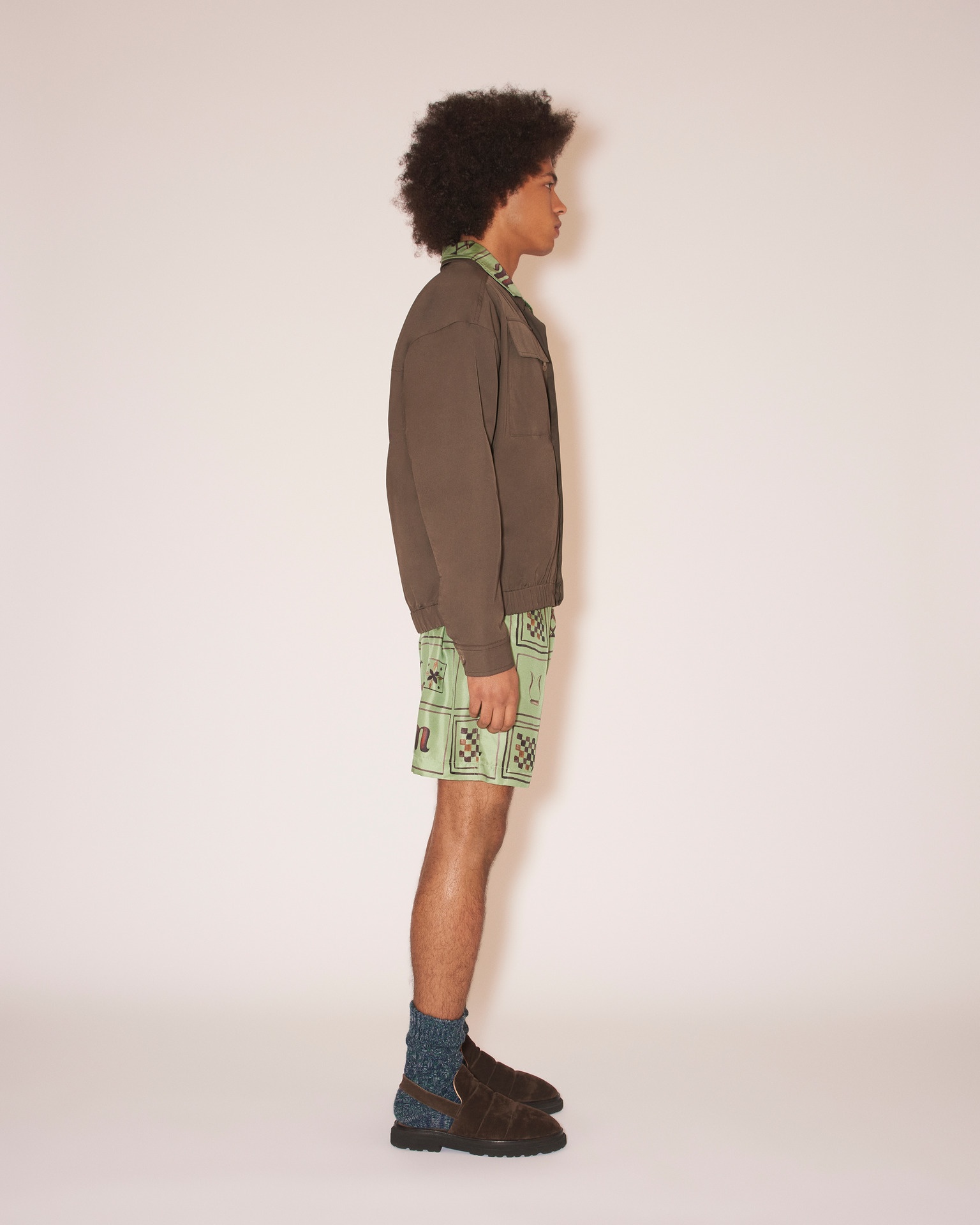 BENO - Tech twill box-fit jacket - Soil - 3