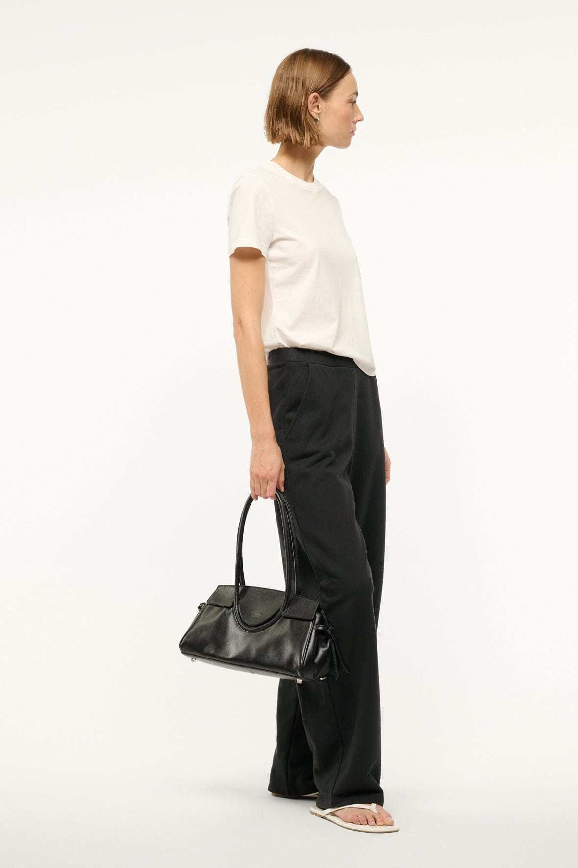 STAUD MAUDE SHOULDER BAG BLACK - 4
