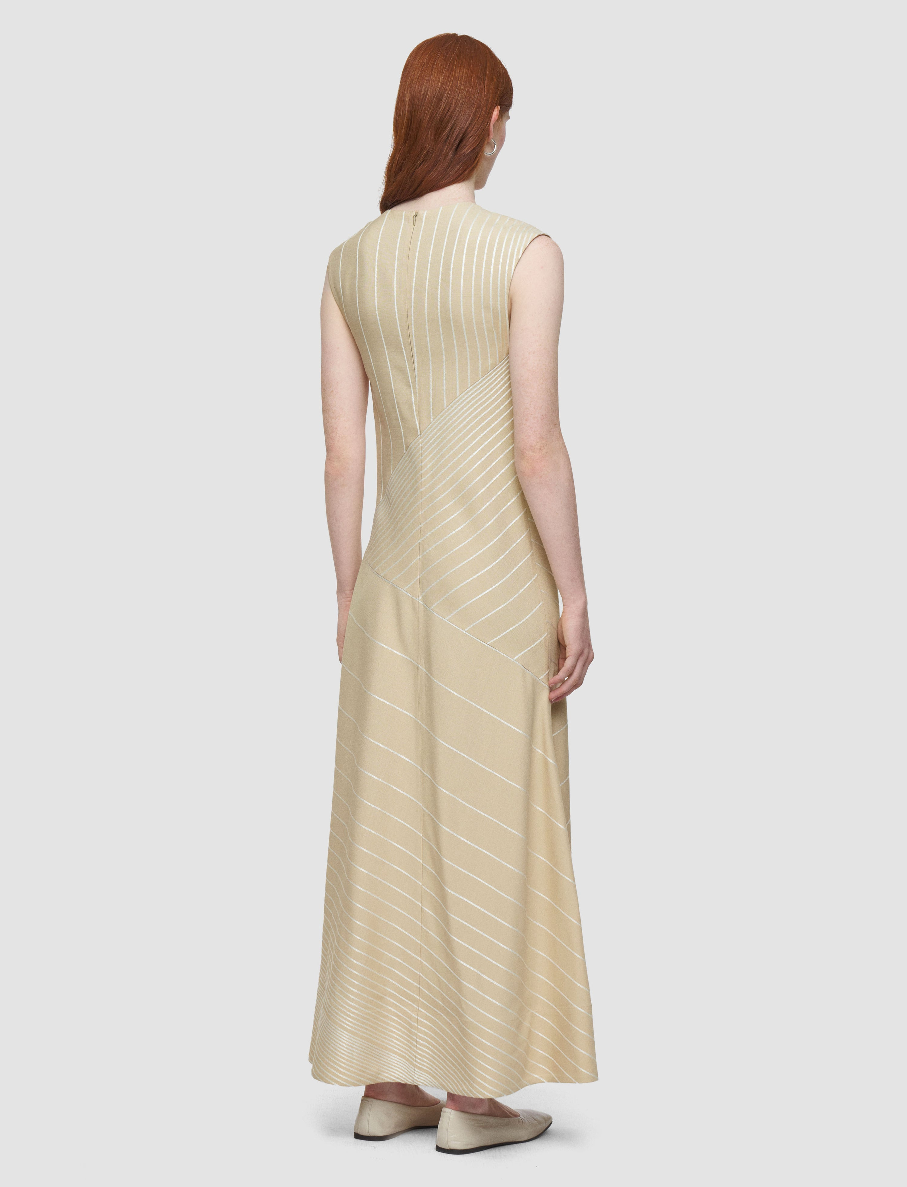 Maryse Embroidered Stripes Dress - 3