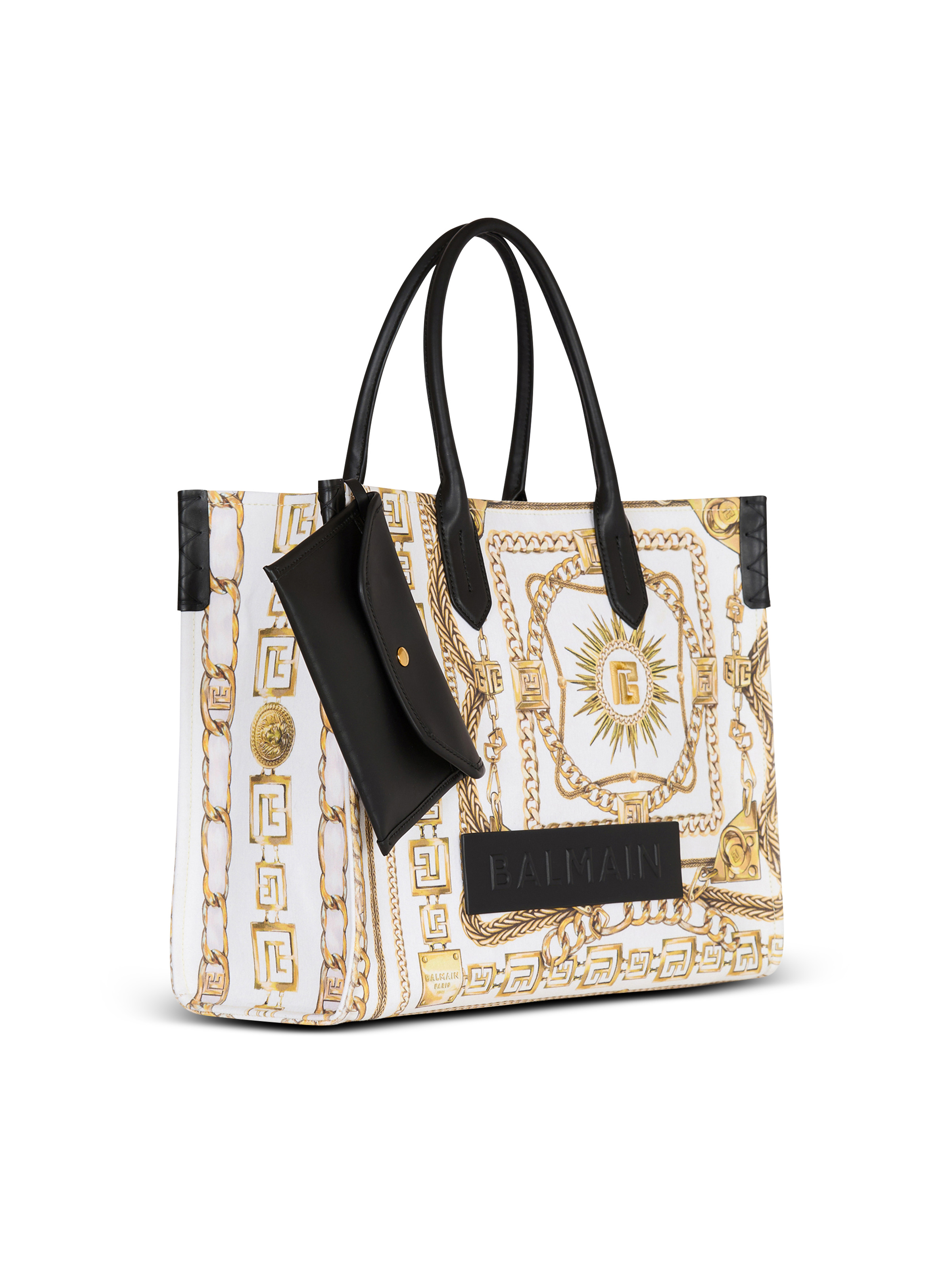 B-Army Medium tote bag in printed canvas - 3