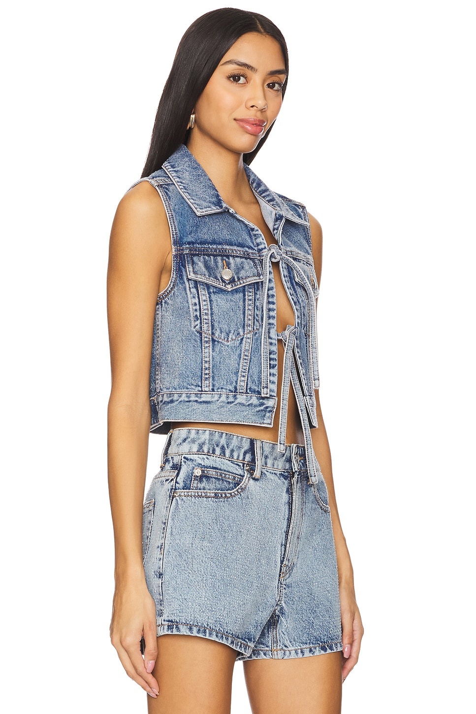 Tied Front Vest Top - 2