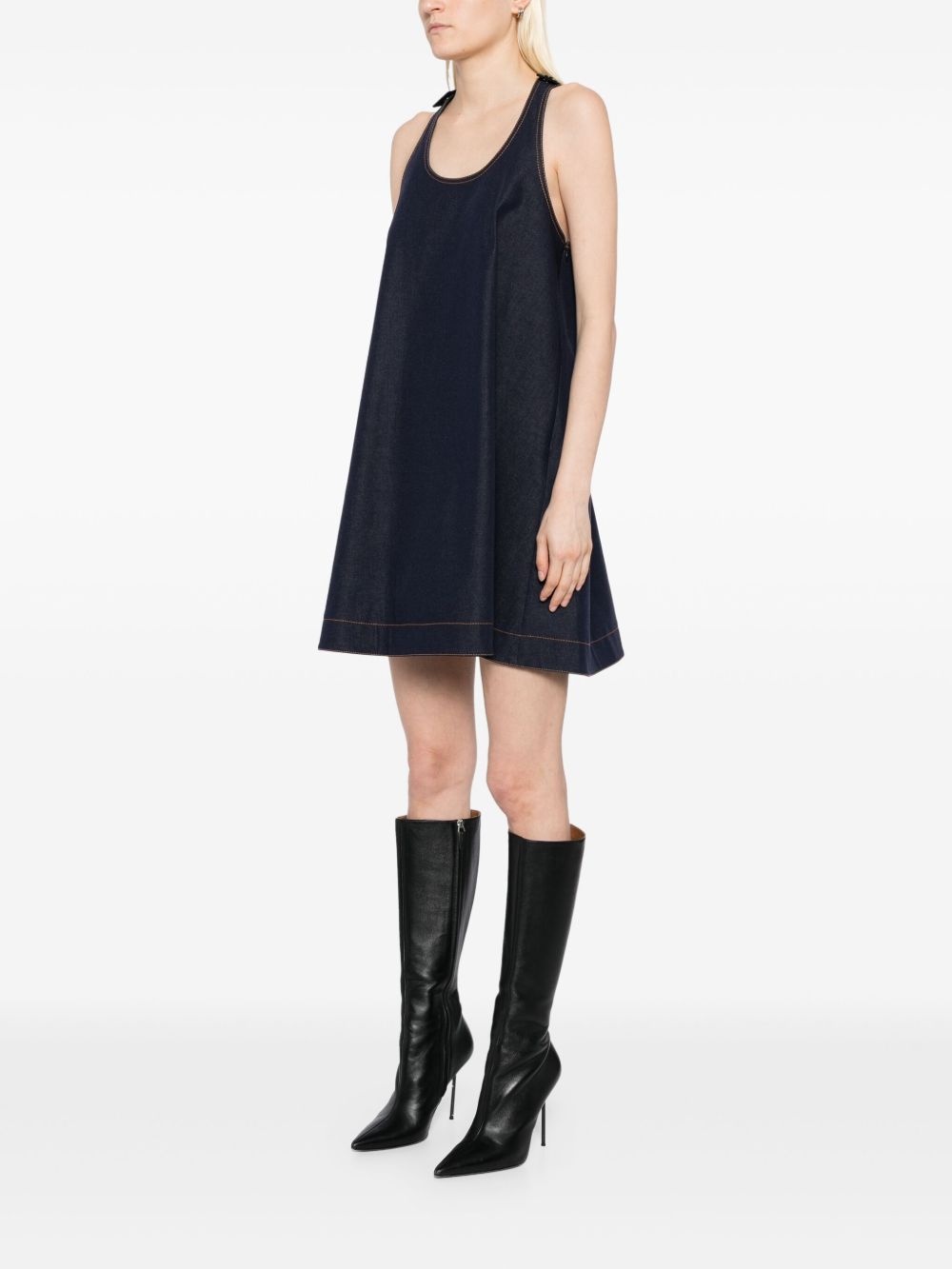 racerback boxy mini dress - 3