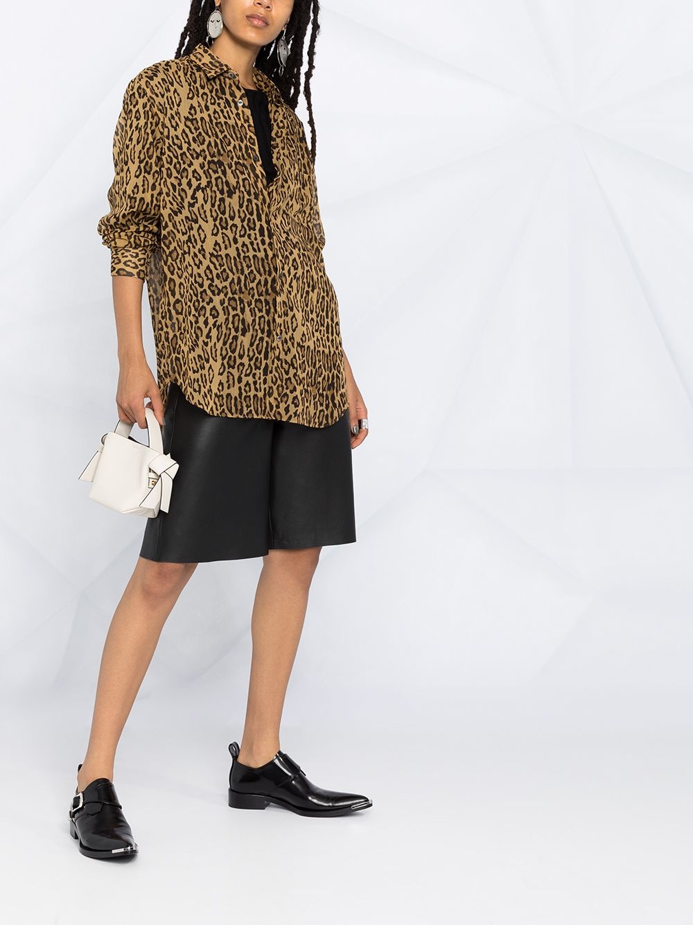 loose-fit leopard shirt - 2