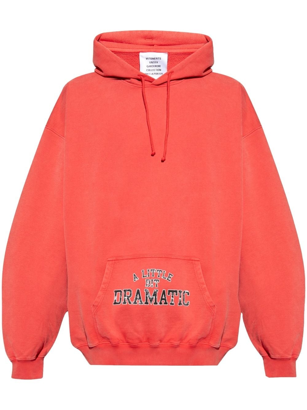 slogan-print hoodie - 1