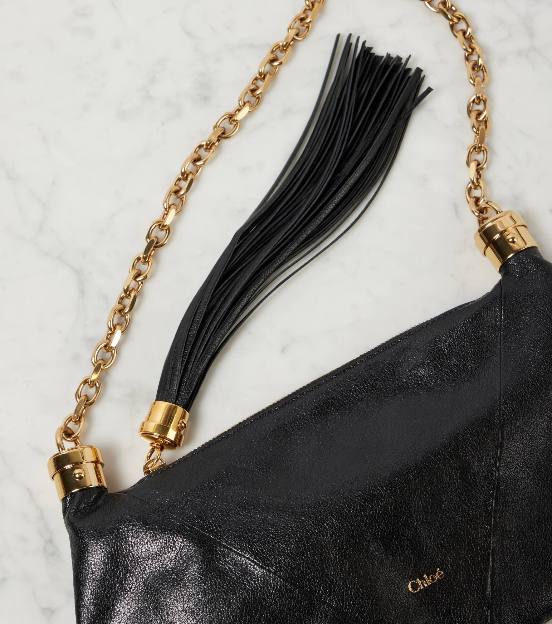 Foulard Small leather shoulder bag - 6