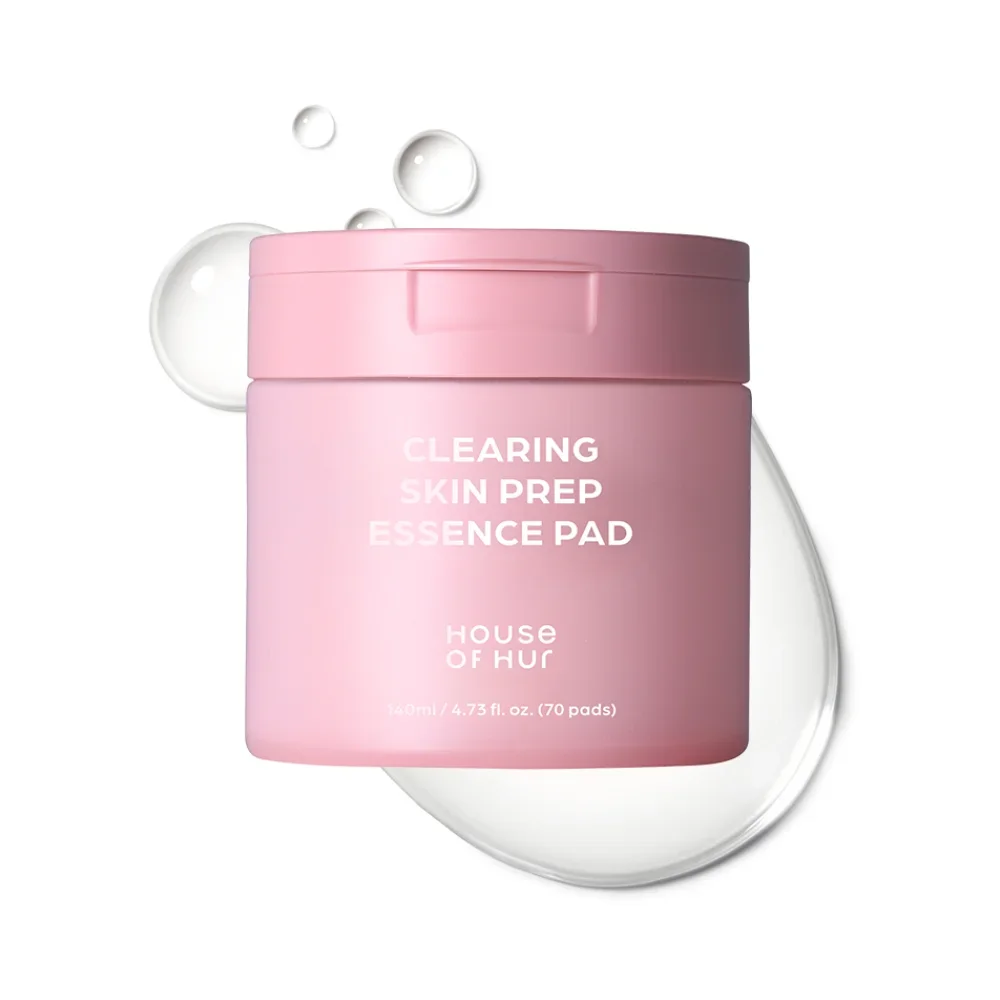 House of Hur Clearing Skin Prep Essence Pad 4.73 fl. oz.(140ml) 70sheets - 1