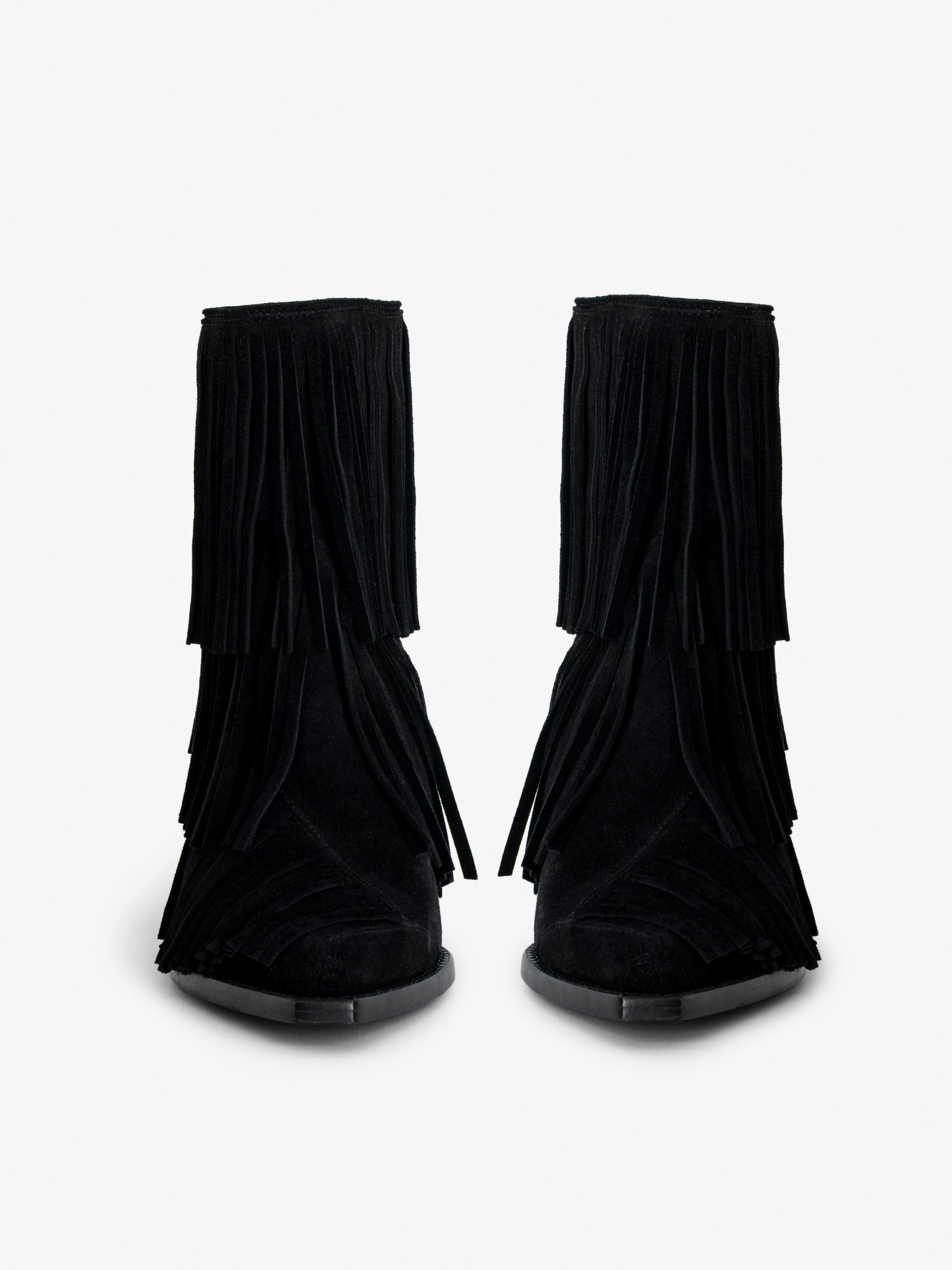 Cara Suede Ankle Boots - 3