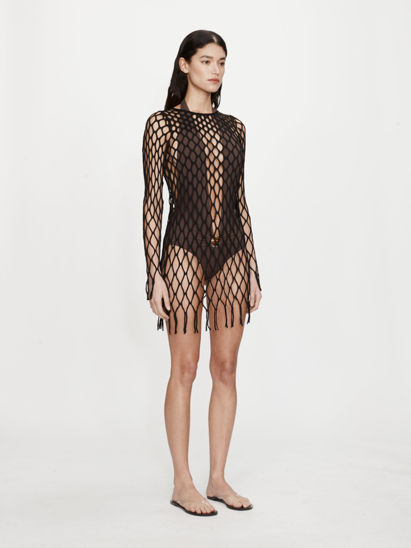 Knitted Mesh Mini Dress 3