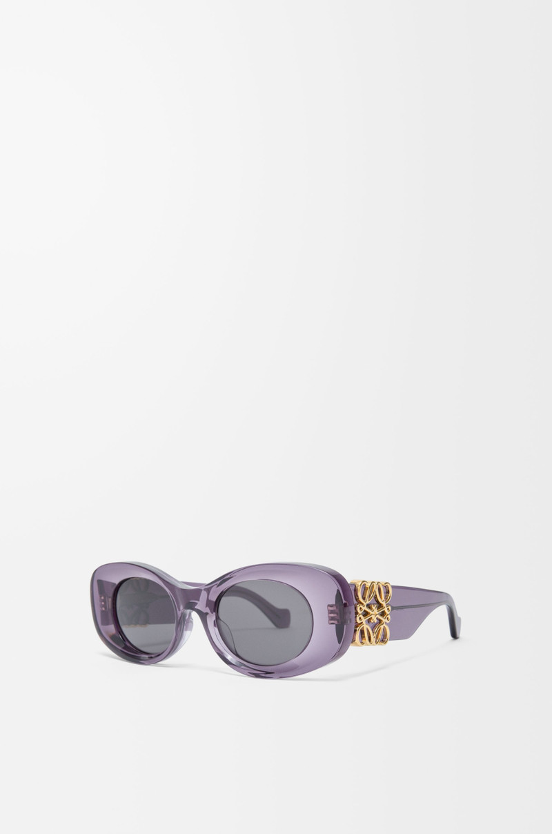 Loewe Beveled Oval Maxi Anagram sunglasses outlook