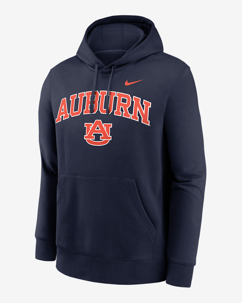 Auburn Arch Men's Nike College Pullover Hoodie - 1