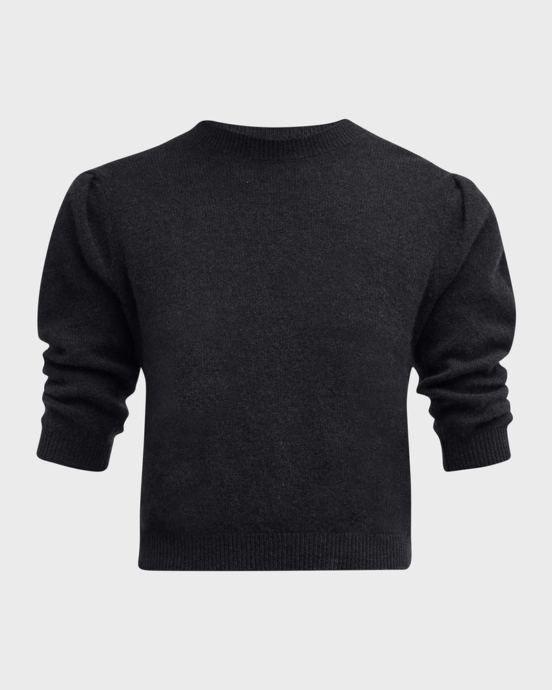 FRAME Ruched Cashmere-Wool Sweater outlook