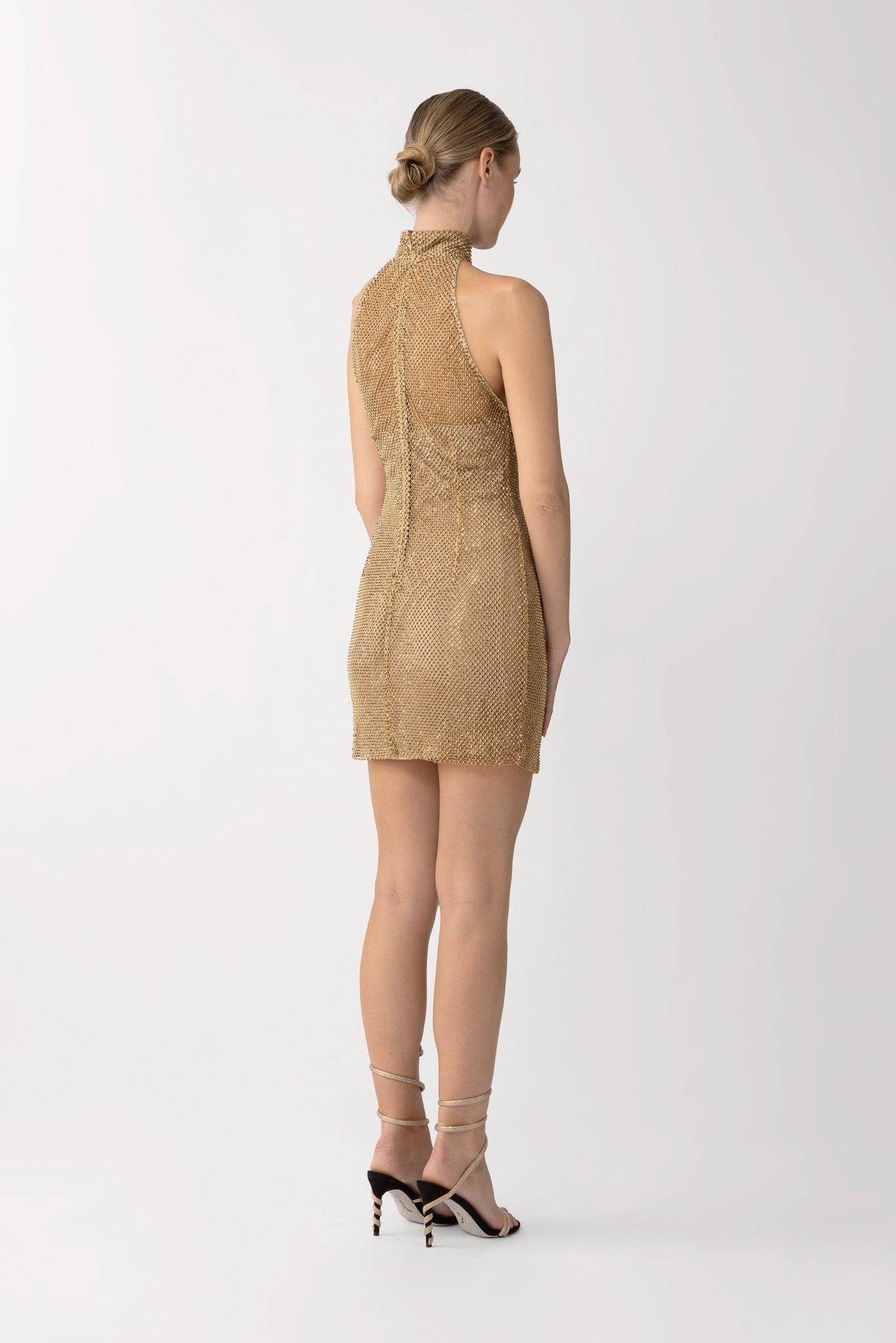 SELENA CRYSTAL MINI DRESS - 4