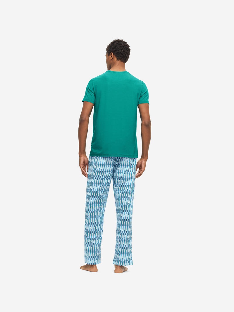 Men's T-Shirt Basel Micro Modal Stretch Jungle Green - 4