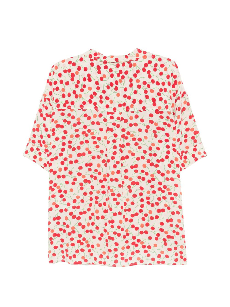 Aspesi cherry-print blouse outlook