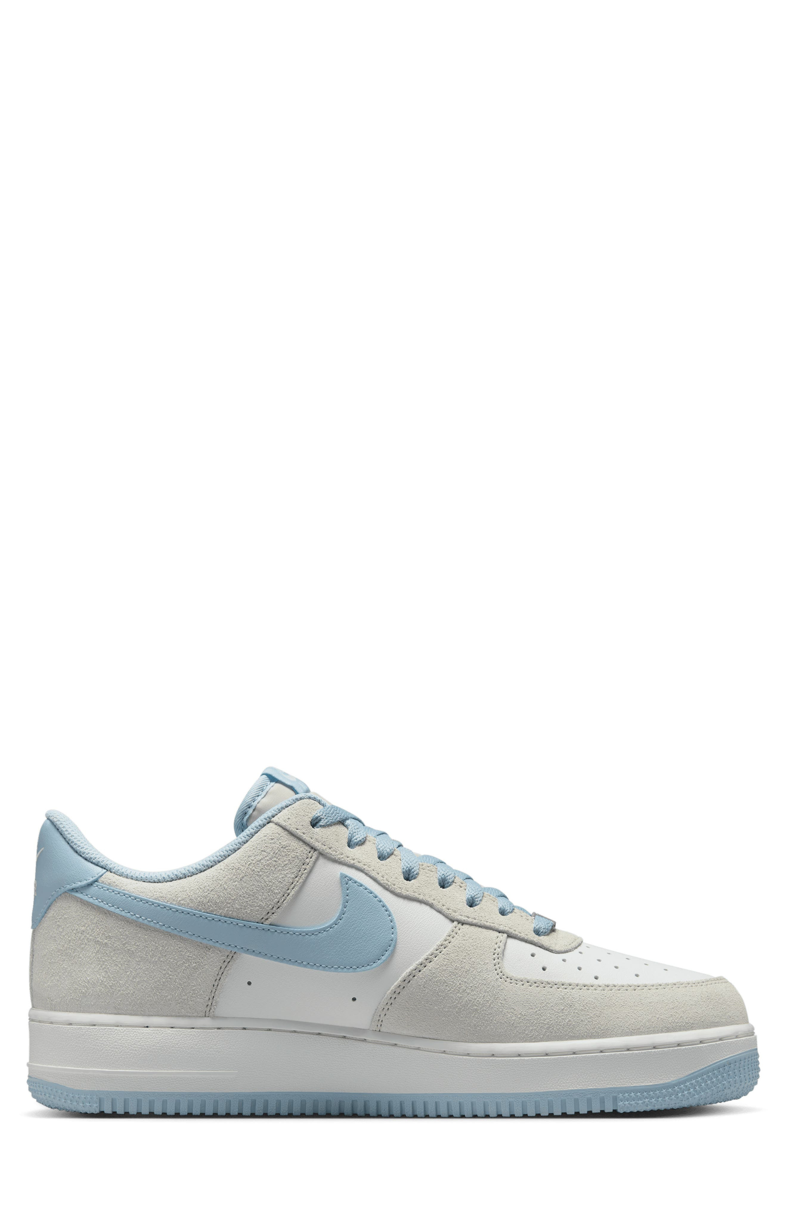 Nike Air Force 1 '07 Sneaker in Light Bone/Light Armory Blue at Nordstrom - 6