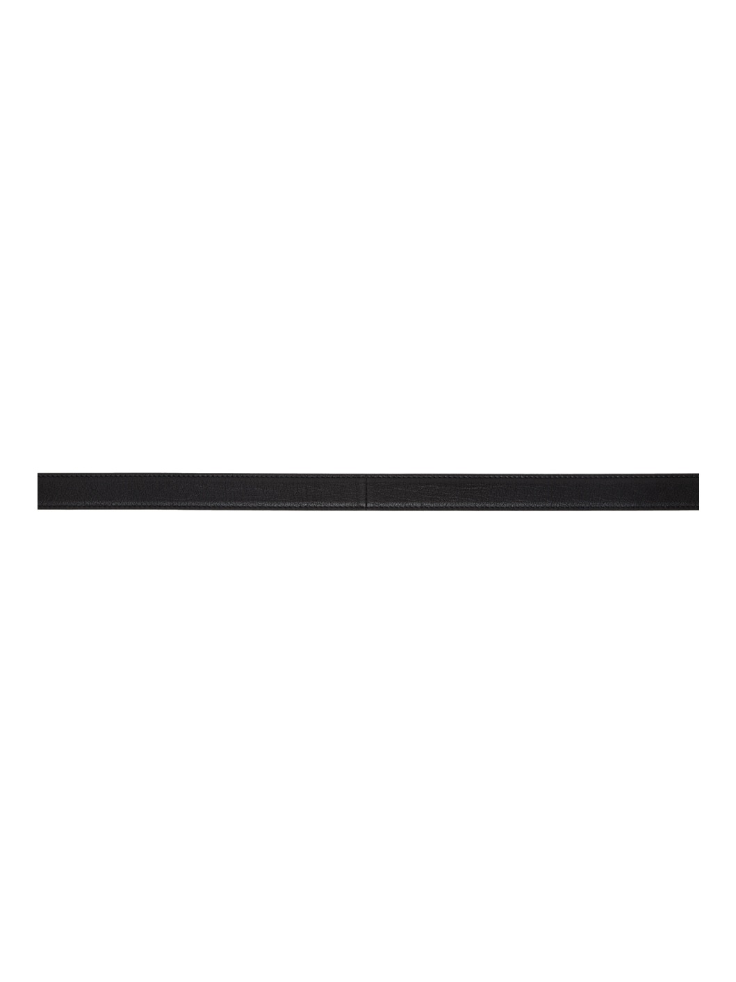 Black Lambskin Monogram Belt - 2