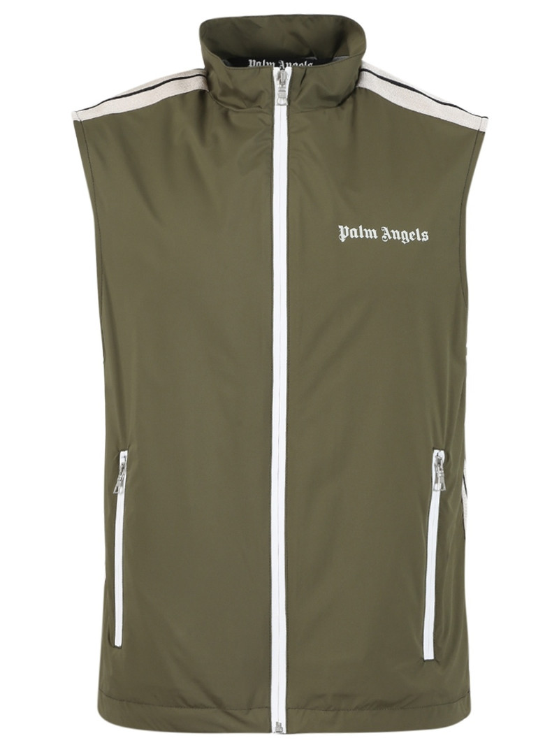 Classic Logo Vest Military Green And Off White - 1