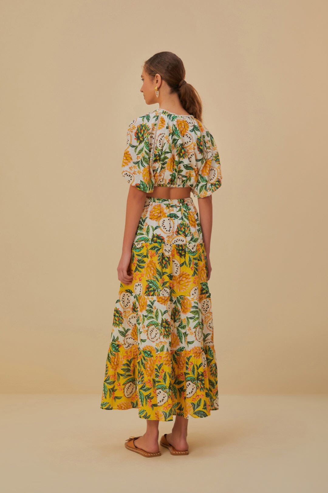 Mixed Biriba Maxi Skirt - 3