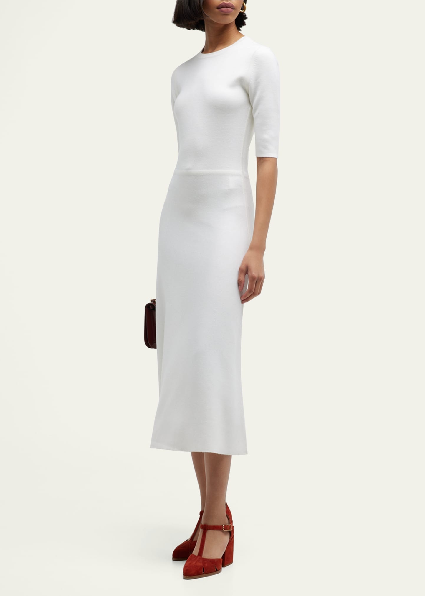 Seymore Cashmere Blend Midi Dress - 4