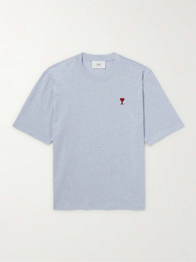 Logo-Embroidered Cotton-Jersey T-Shirt - 1