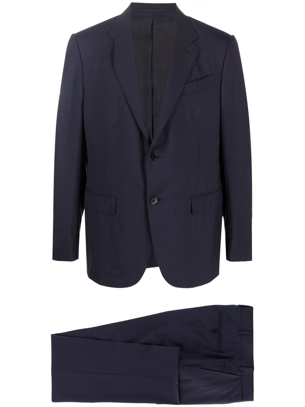 single-breasted two-piece suit - 1
