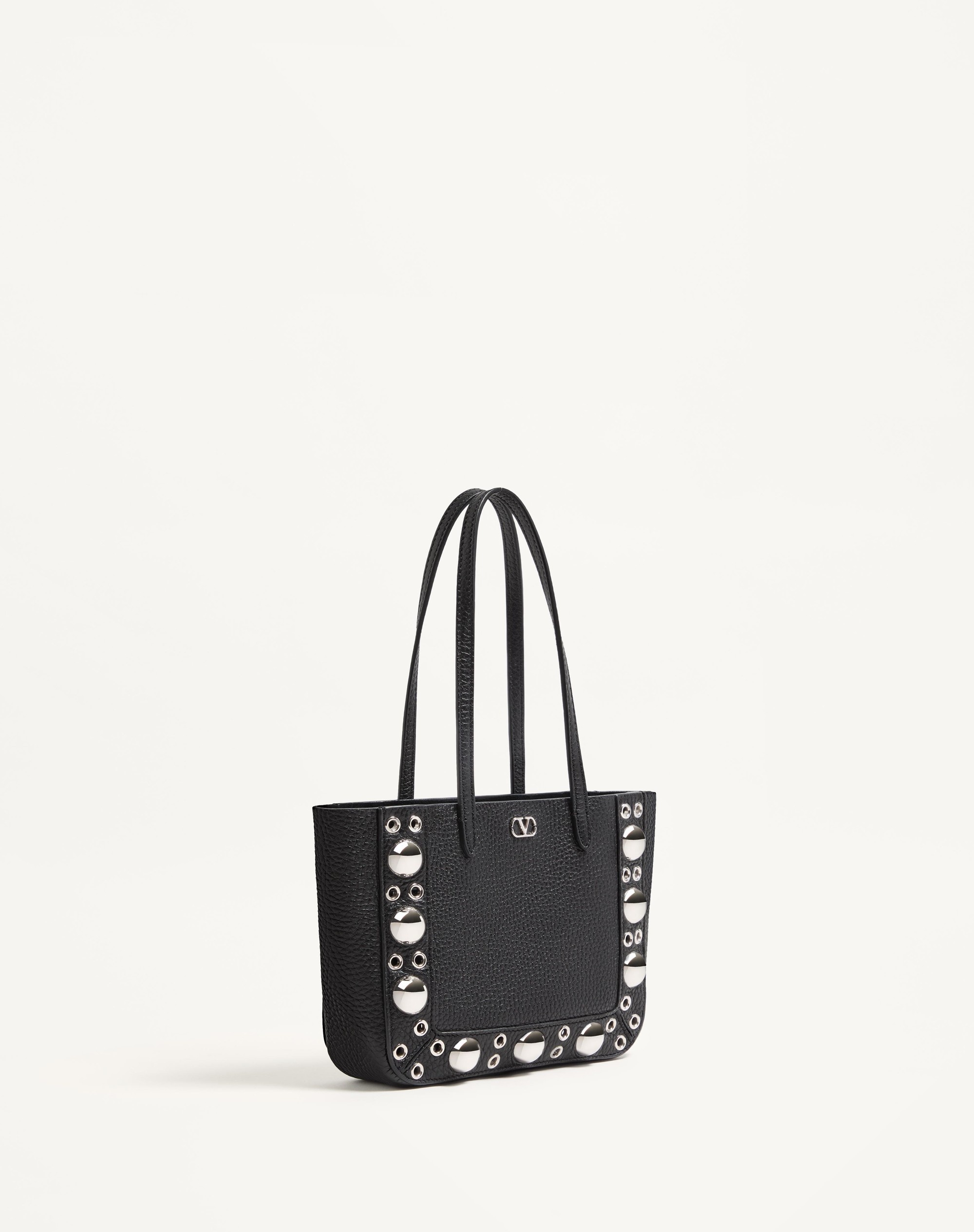 VALENTINO GARAVANI NELLCÔTE MINI SHOPPING BAG IN GRAINY CALFSKIN - 3