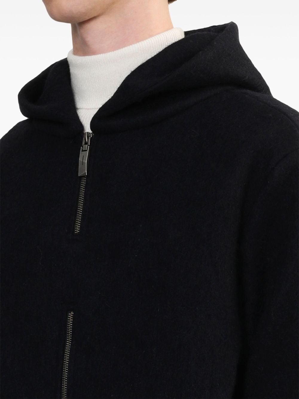 logo-appliqué hoodie - 5