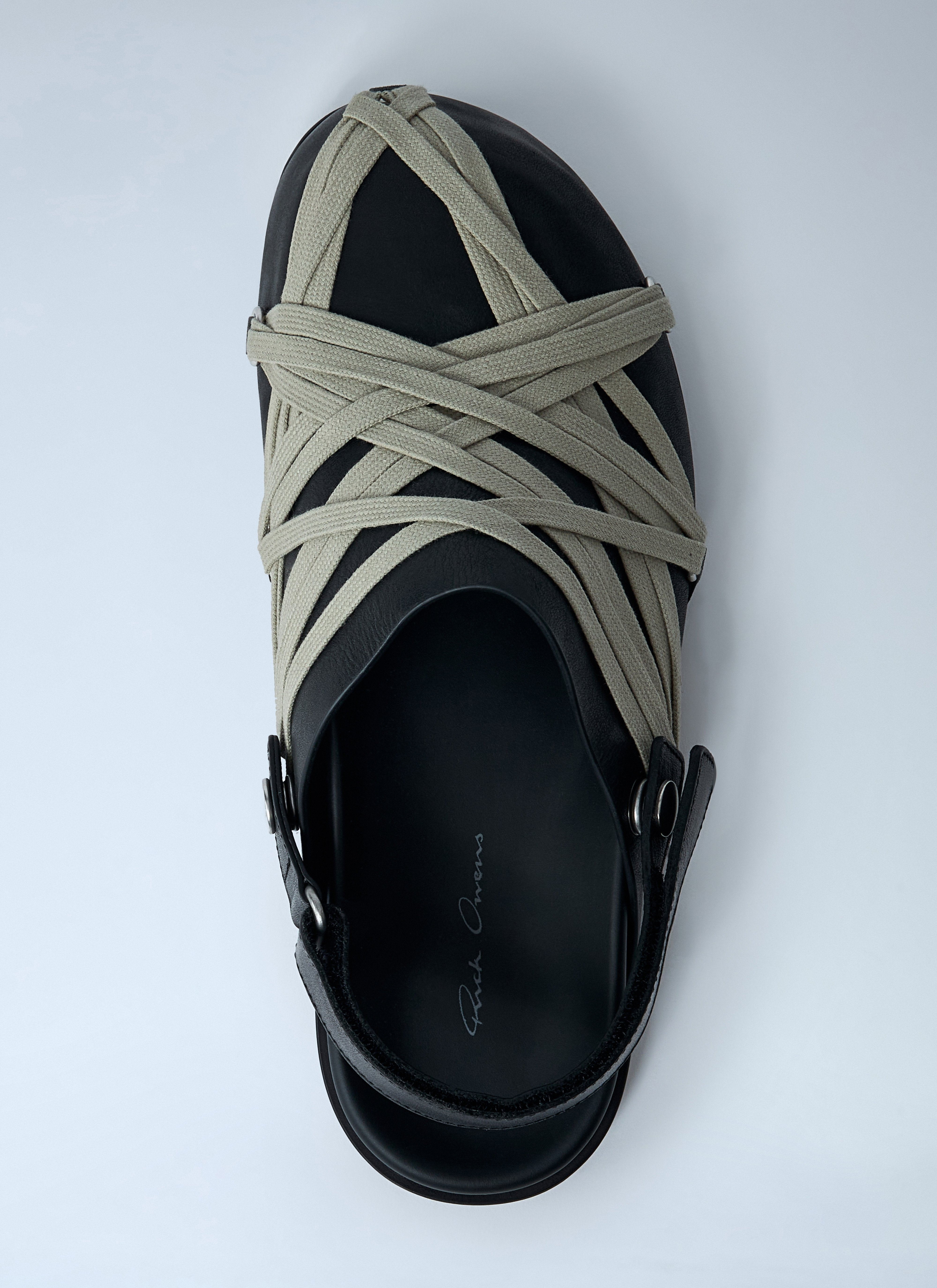 Rick Owens Women Megalace Leather Mules - 6
