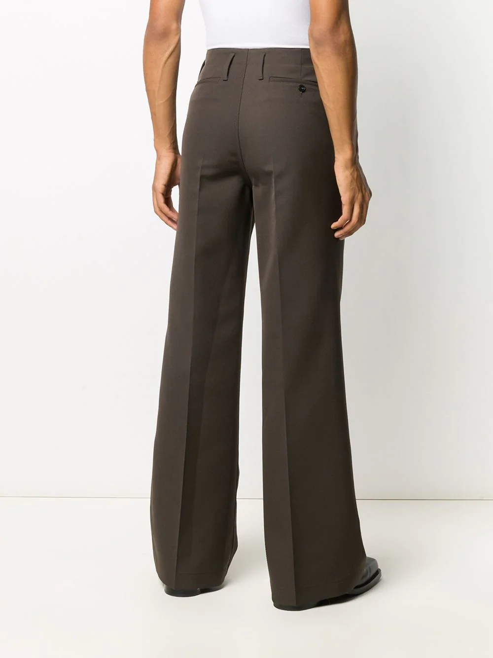 wide-leg tailored trousers - 4