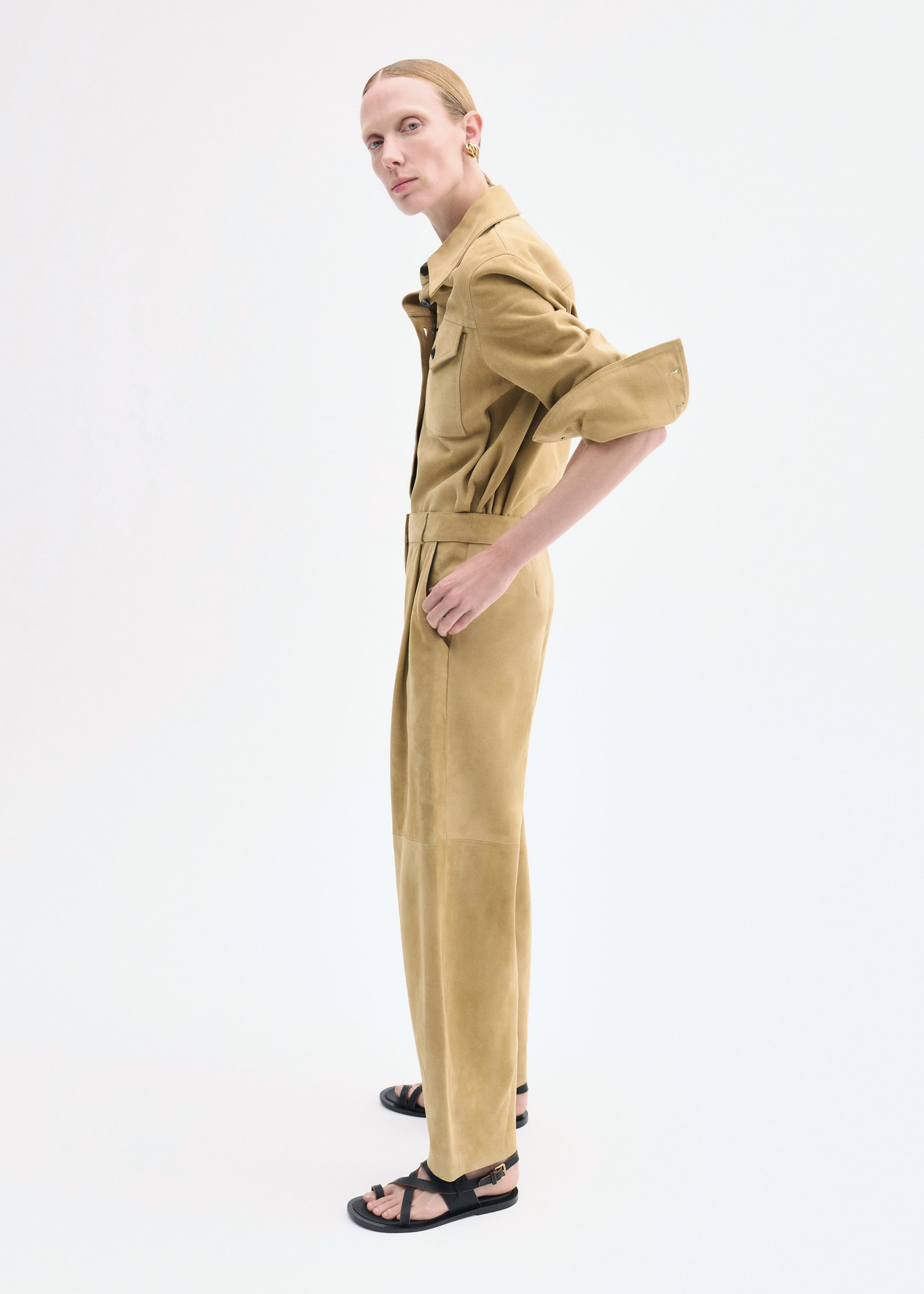 Western Shirt in Suede - 5
