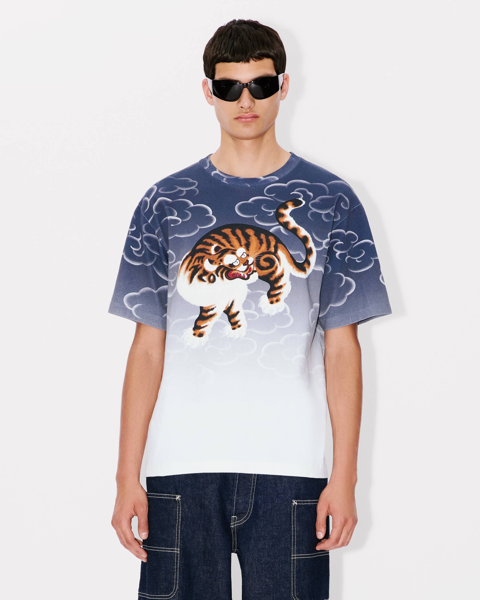 'KENZO Cloud Tiger' genderless oversized T-shirt - 8