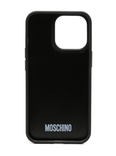 Moschino Teddy Bear-motif iPhone 13 Pro case outlook