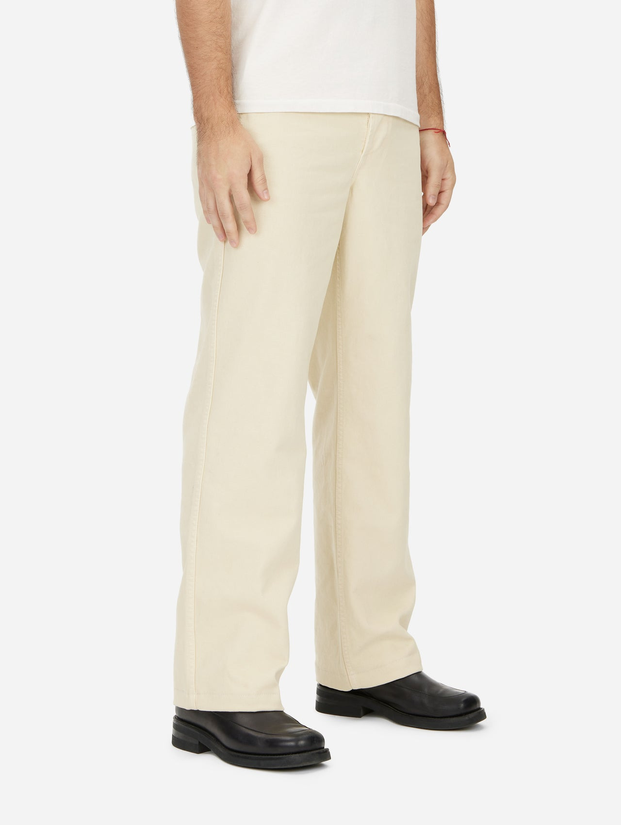 Work Pant - Ecru Twill - 3