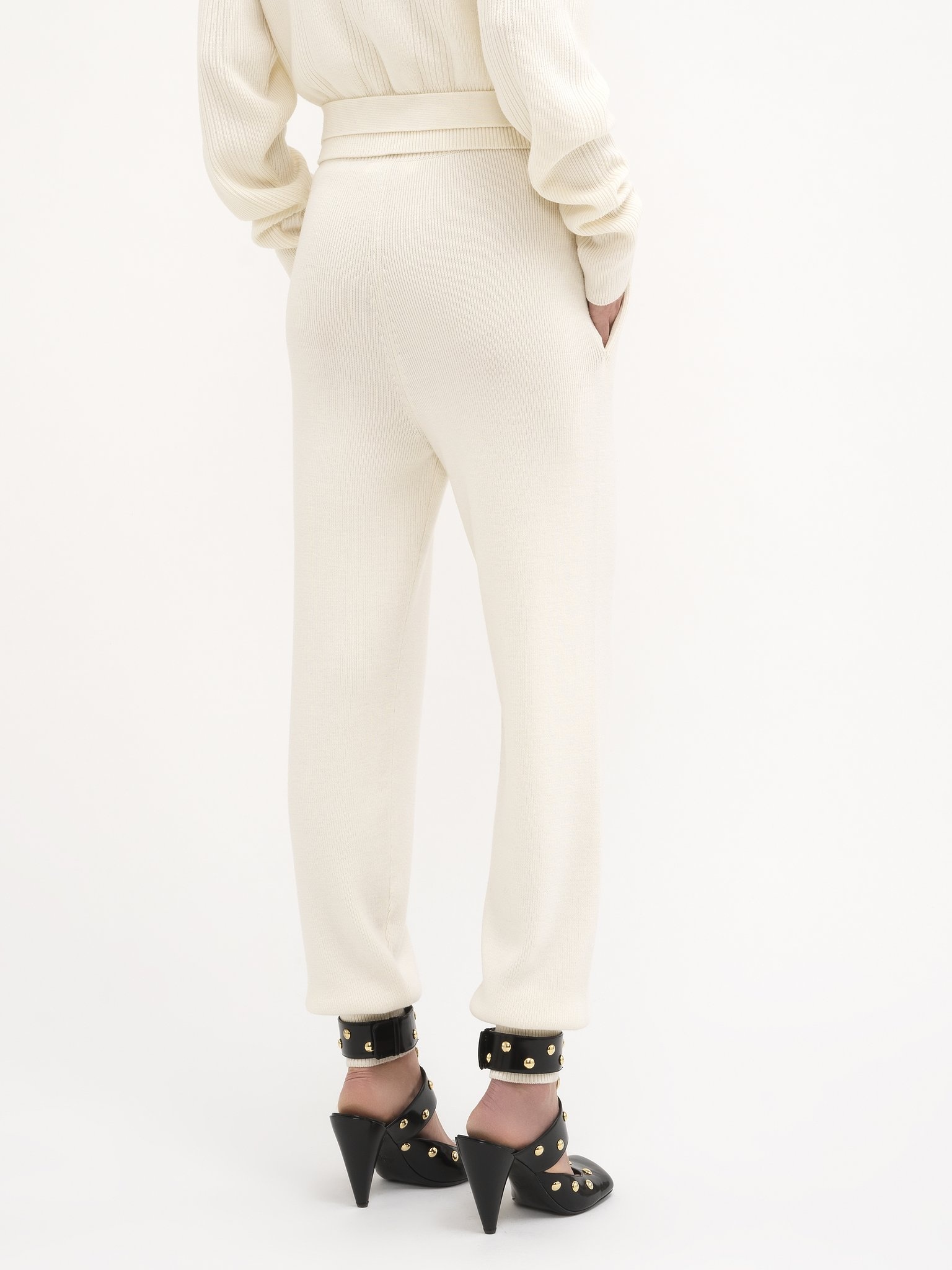 SWEATPANTS IN WOOL KNIT - 6