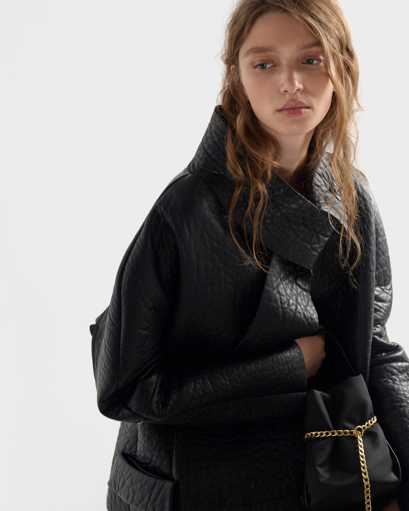 Bonded nappa leather jacket 6