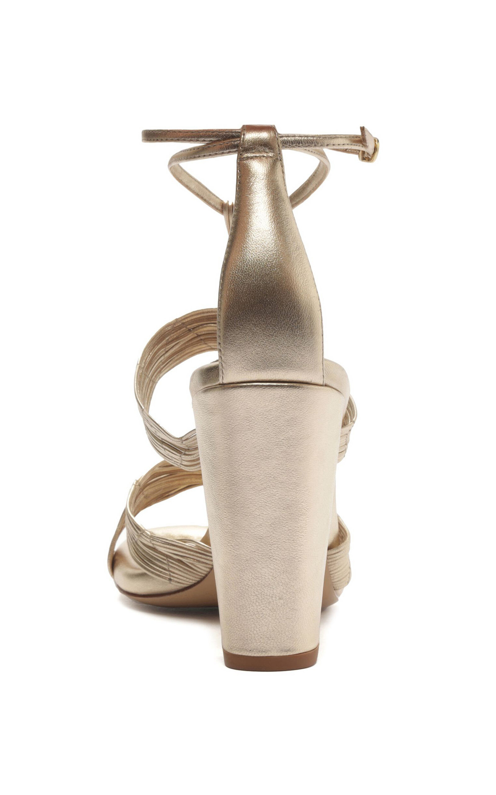 Olga Leather Sandals gold - 4