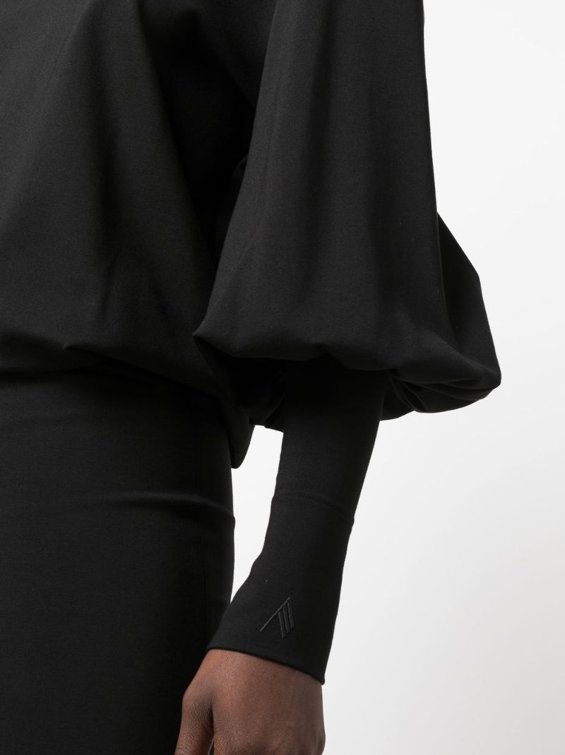 Quinn draped mini dress - 5