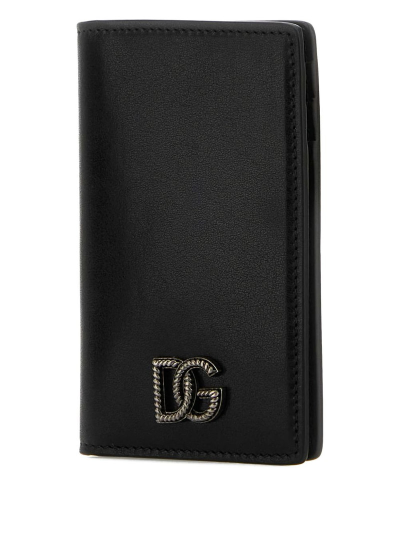 Dolce & Gabbana logo detail leather card holder outlook