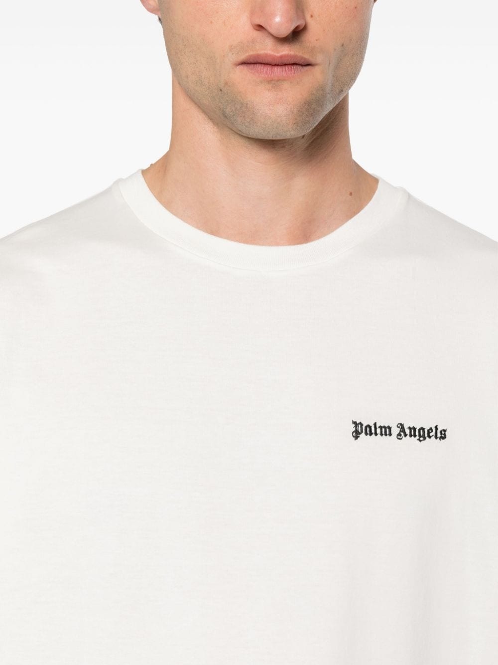 embroidered-logo cotton T-shirt - 5