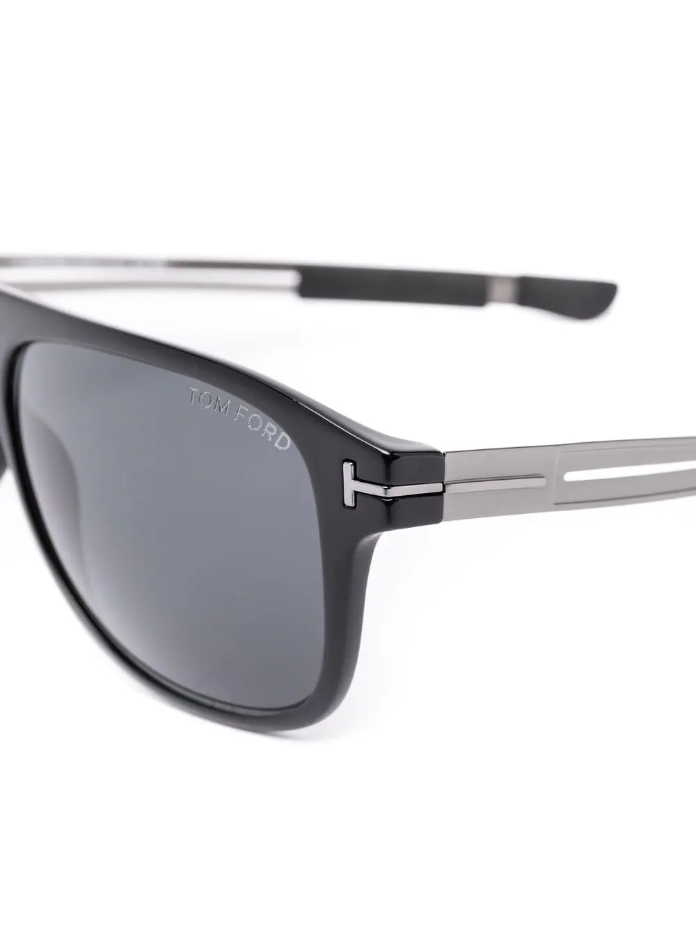 square-frame straight sunglasses - 3