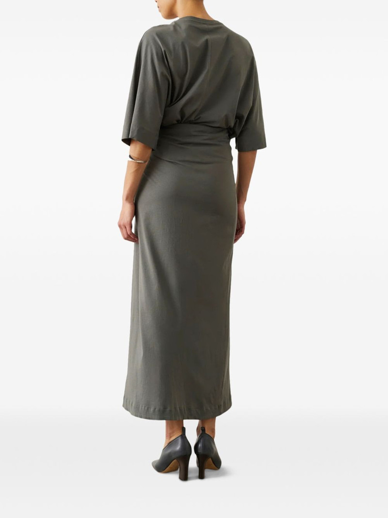 soeur knot draped asymmetric skirt outlook