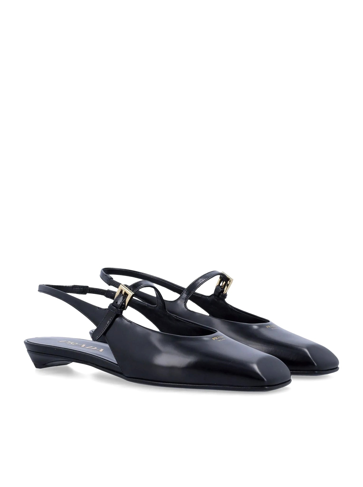 SMOOTH LEATHER SLINGBACK BALLERINAS - 2