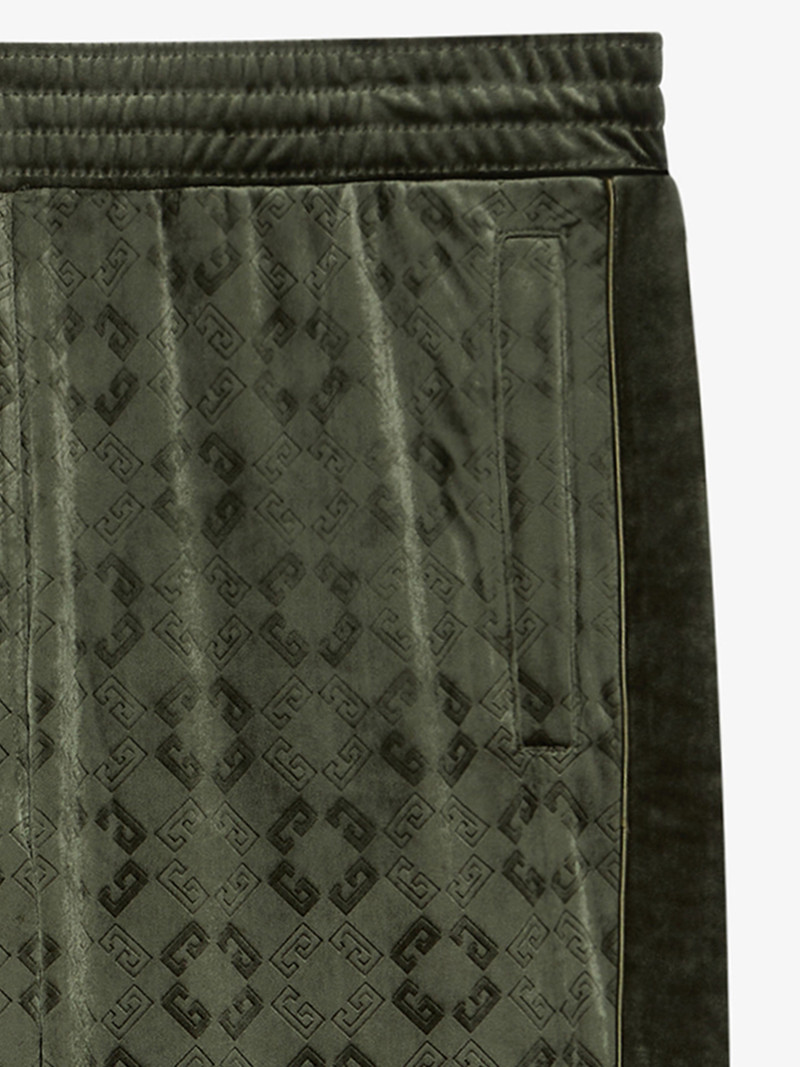 JOGGER PANTS IN MONOGRAM 72 VELVET 3