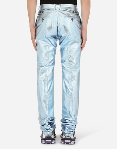 Dolce & Gabbana Laminated stretch technical fabric pants outlook