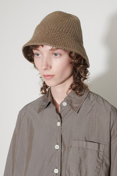 Our Legacy Tom Tom Hat Uniform Olive Tousled Cotton outlook