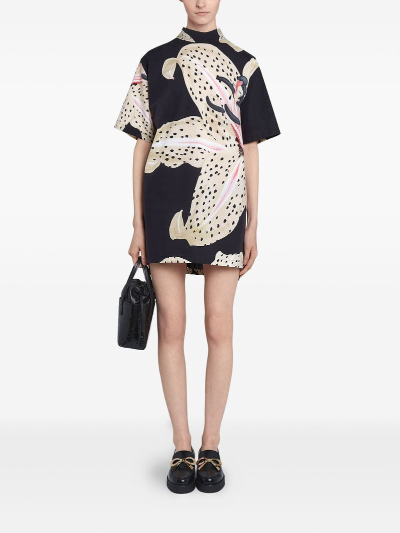 GIAMBATTISTA VALLI lily-print poplin blouse outlook
