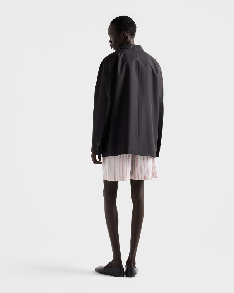 Single-breasted technical cotton jacket 5