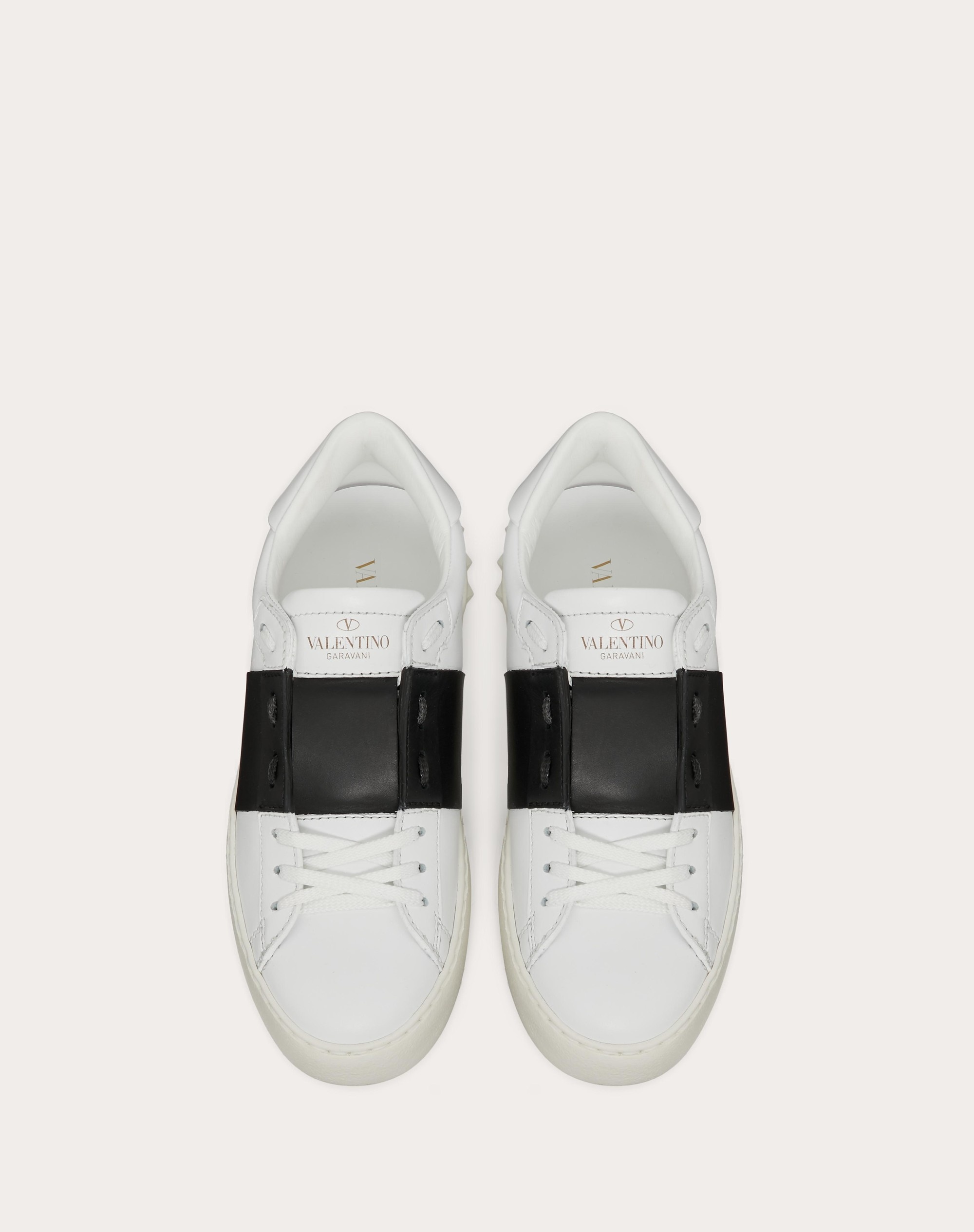 OPEN SNEAKER IN CALFSKIN LEATHER - 4